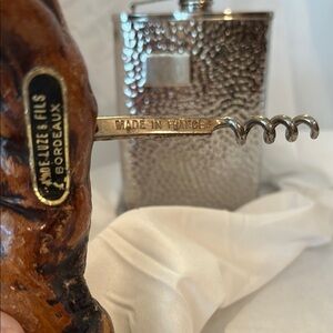 French Corkscrew & Colibri Flask